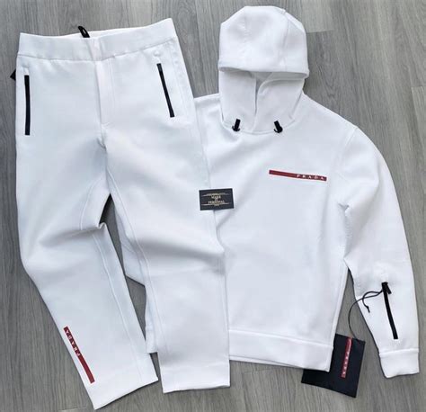 mens fashion prada|Prada tracksuit men's uk.